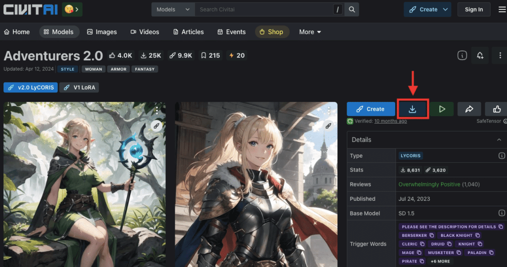 Stable Diffusion】LyCORIS(LoCon)の導入・使い方について解説