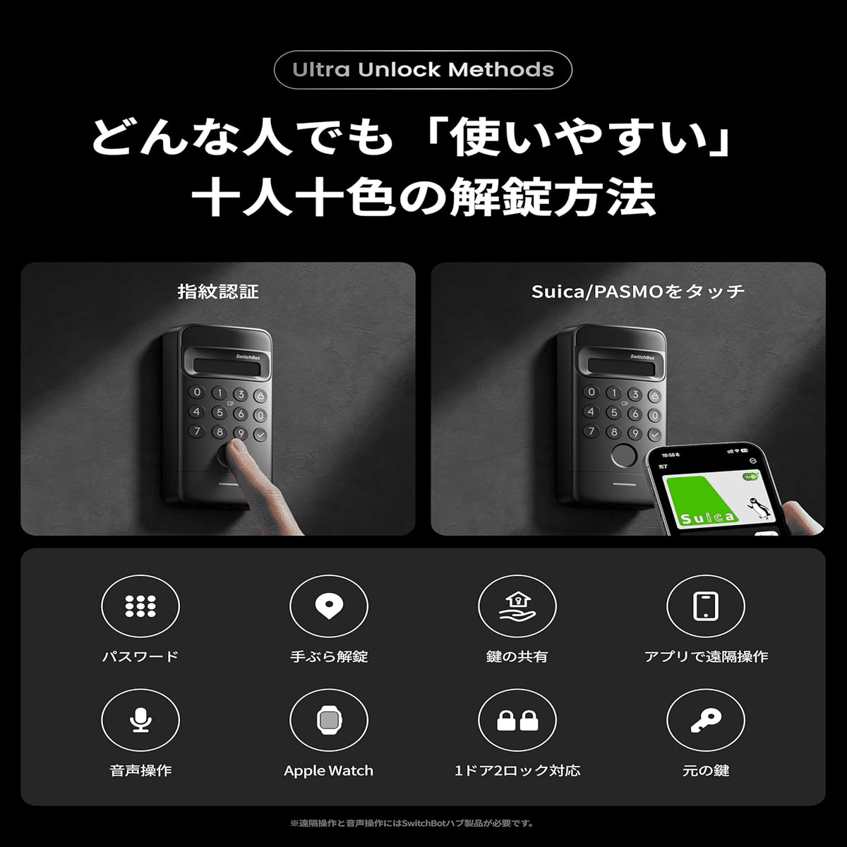 SwitchBot スマートロック Ultra 顔認証パッド｜GetGadgetGot