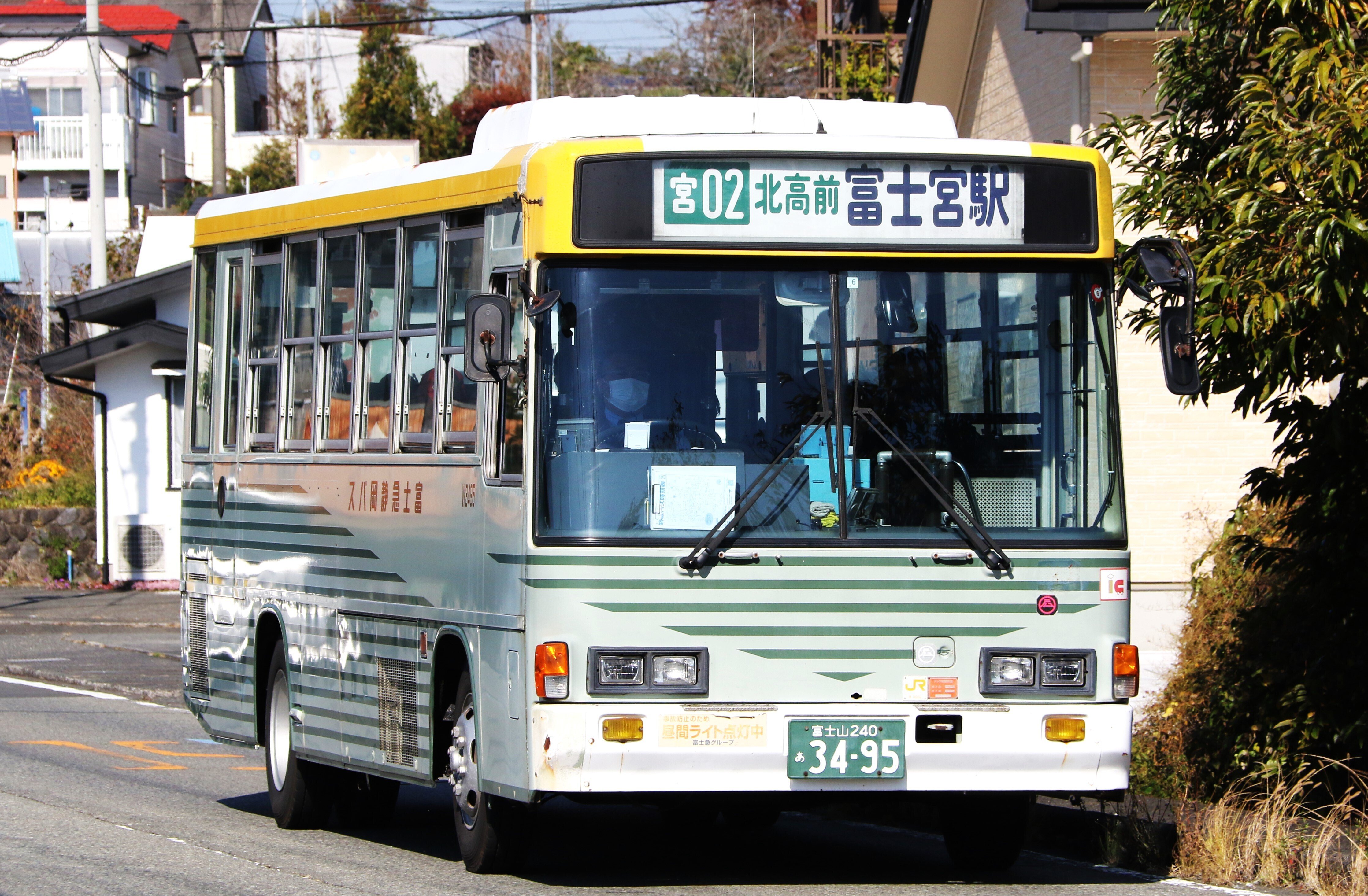 富士急静岡バス W3495 いすゞ・ジャーニーK｜静岡の空鉄