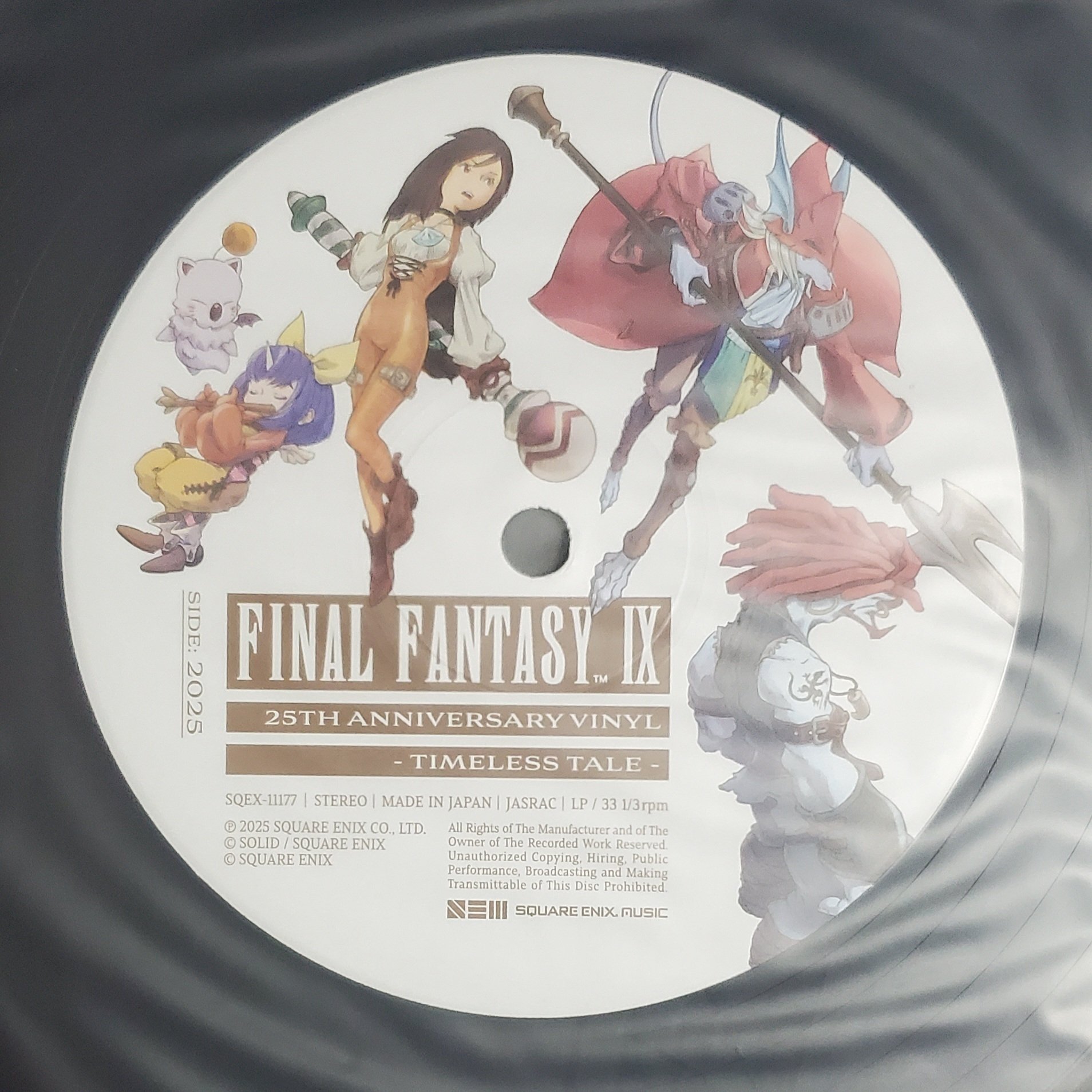 FINAL FANTASY IX 25th レコード　ブックレットとMP3欠品 FF9】『FINAL FANTASY IX 25th Anniversary Vinyl - Timeless