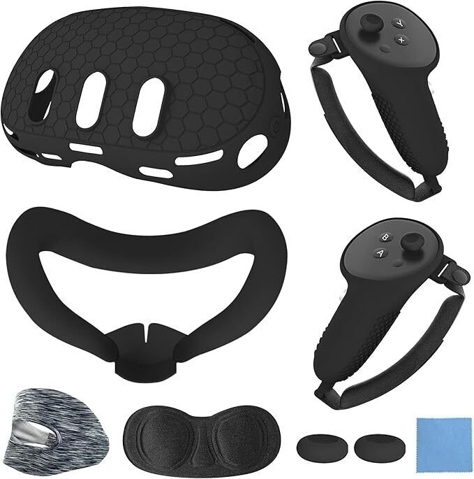 VRヘッドセット 黒 コントローラー付き VRヘッドセット「Meta Quest Pro」発表、10月発売へ。Quest 2と