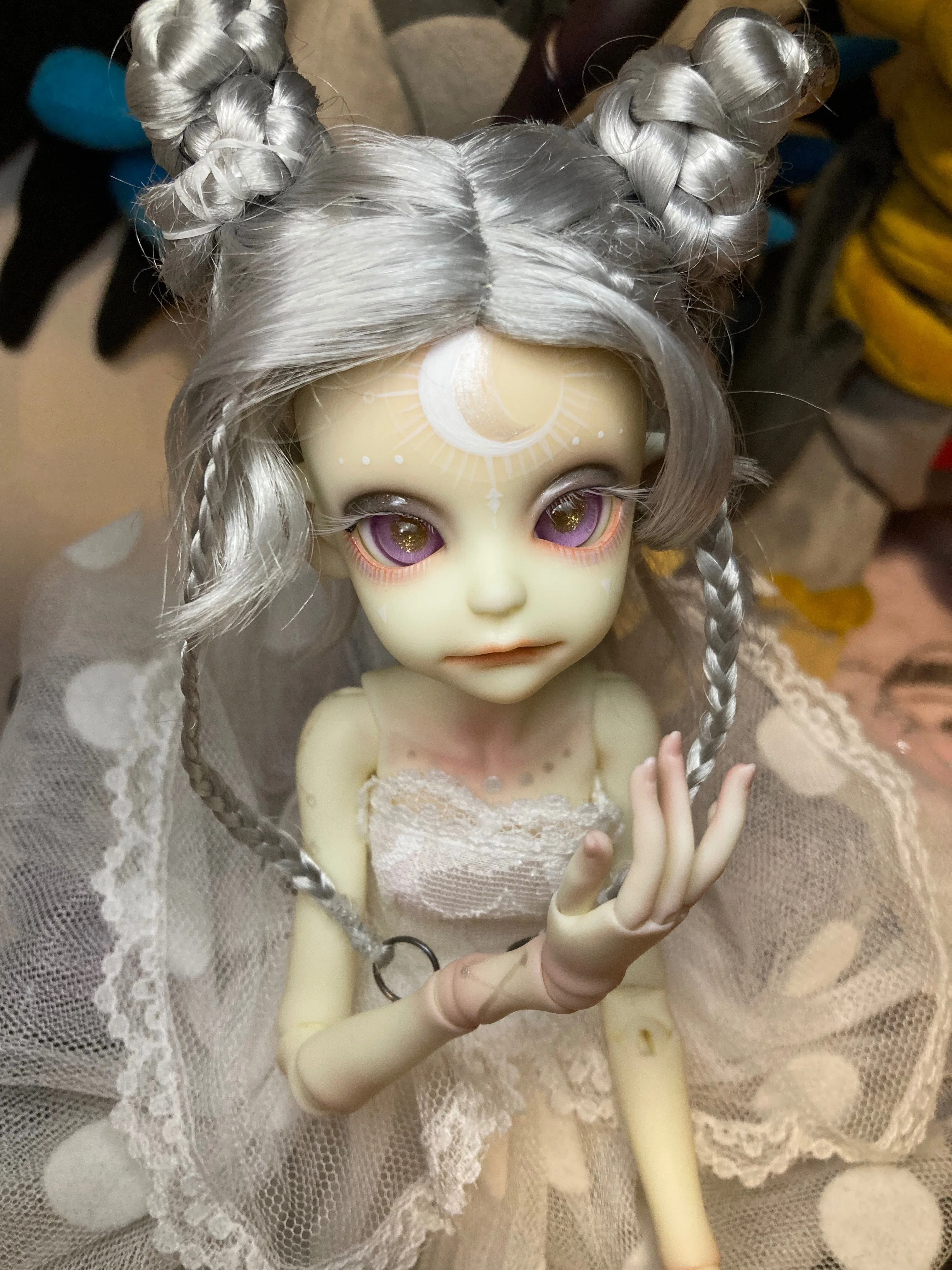 アンティークドール ペアドール スタンド付き！レトロ まつ毛 ドールちゃんのまつ毛自慢 - 趣味助とドールの日々