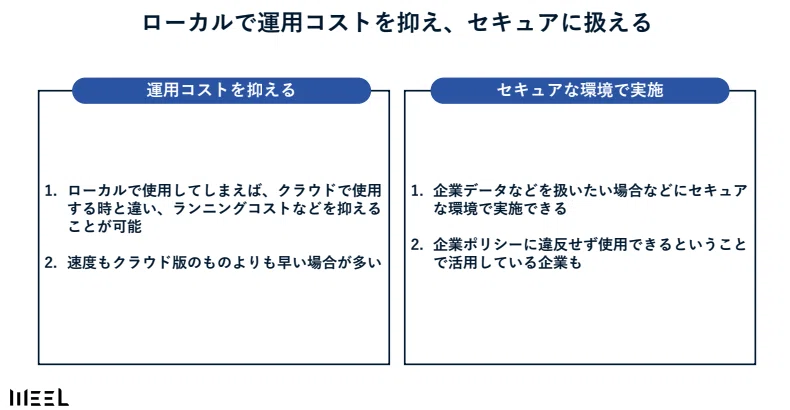 セキュアなローカル運用