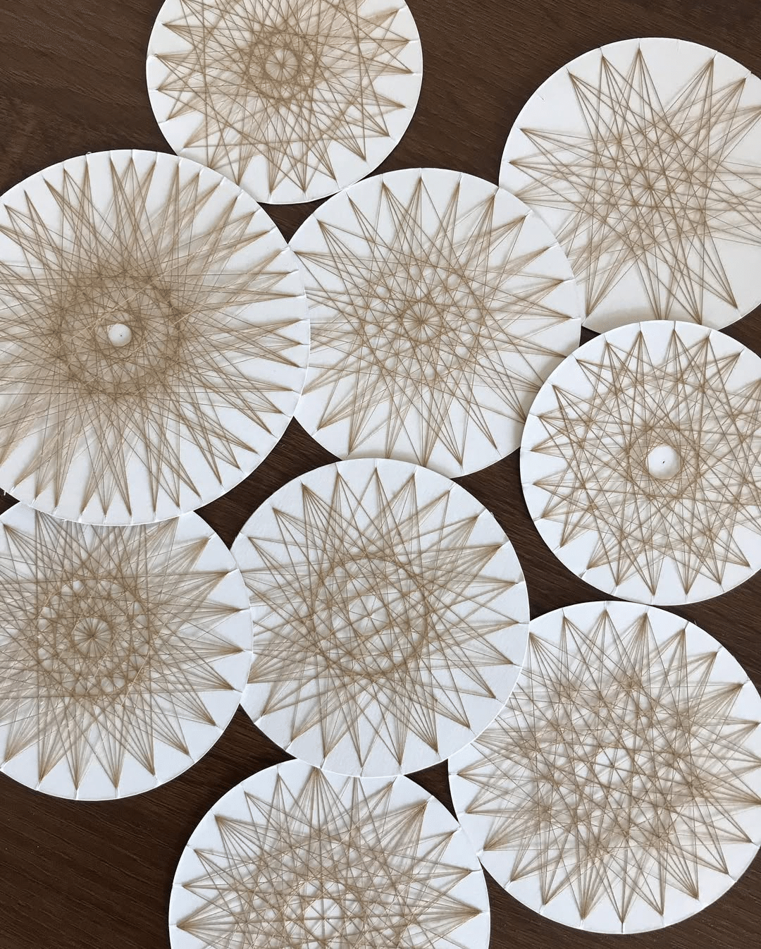 線の形を作って、再現しやすくする｜あや/紙と糸で作る【糸掛け
