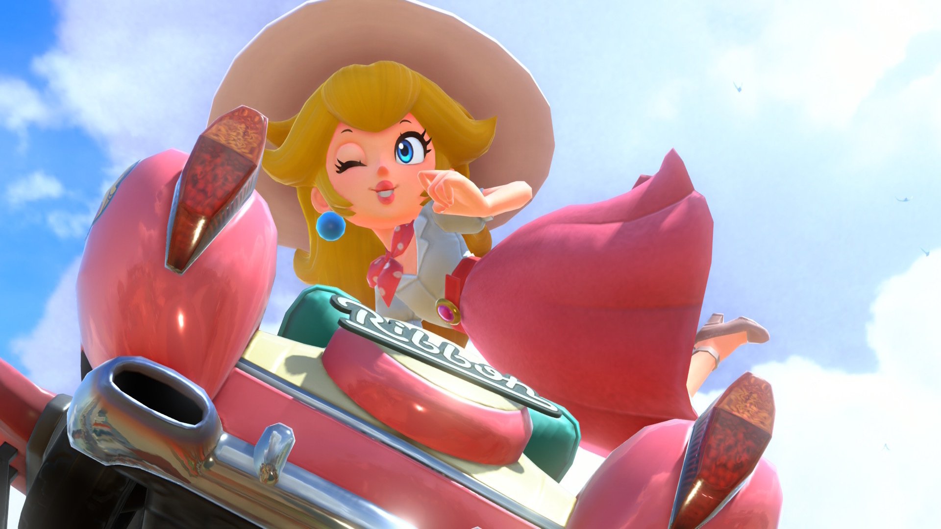 ピーチ姫写真集｜マリオカートワールド｜お茶缶