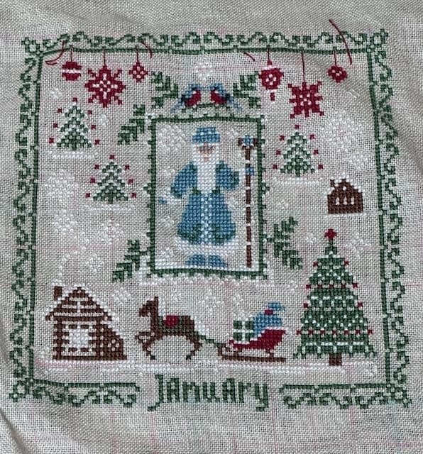 クロスステッチ 作品 クロスステッチ】現在取り組んでいる作品/2025年｜しおね