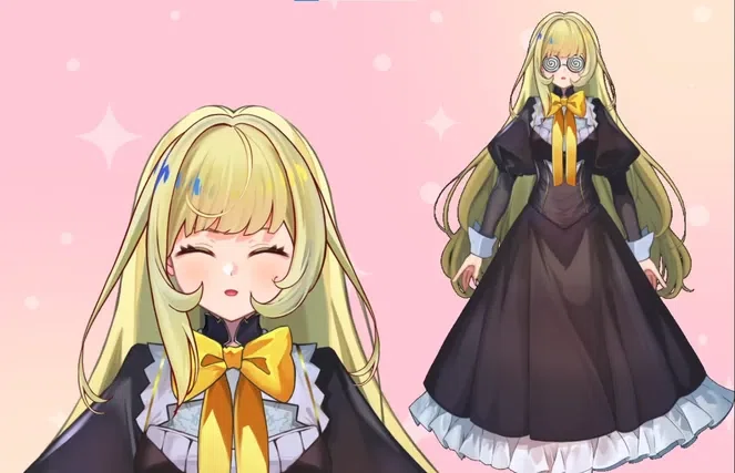 nizima作品ツアー_#メイド服の女の子｜Live2D公式