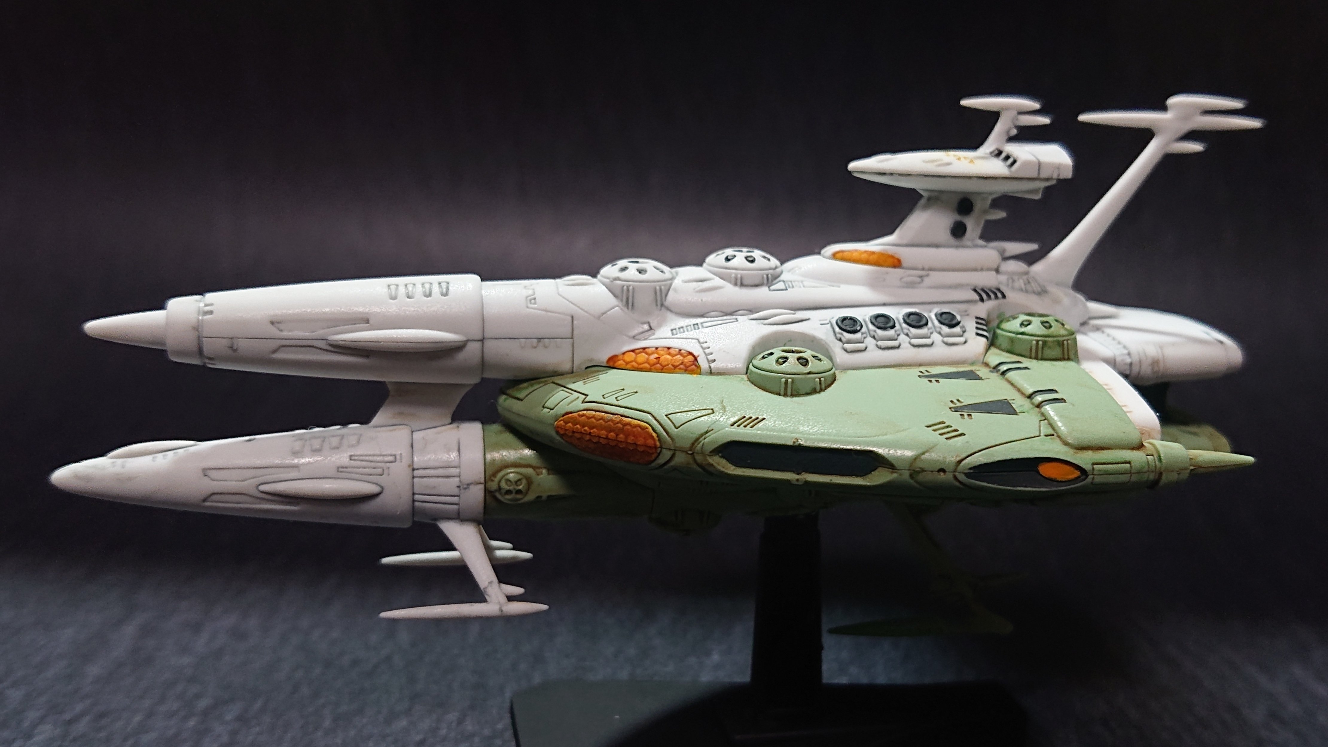 宇宙戦艦を雑に作ってみた｜メニホビ