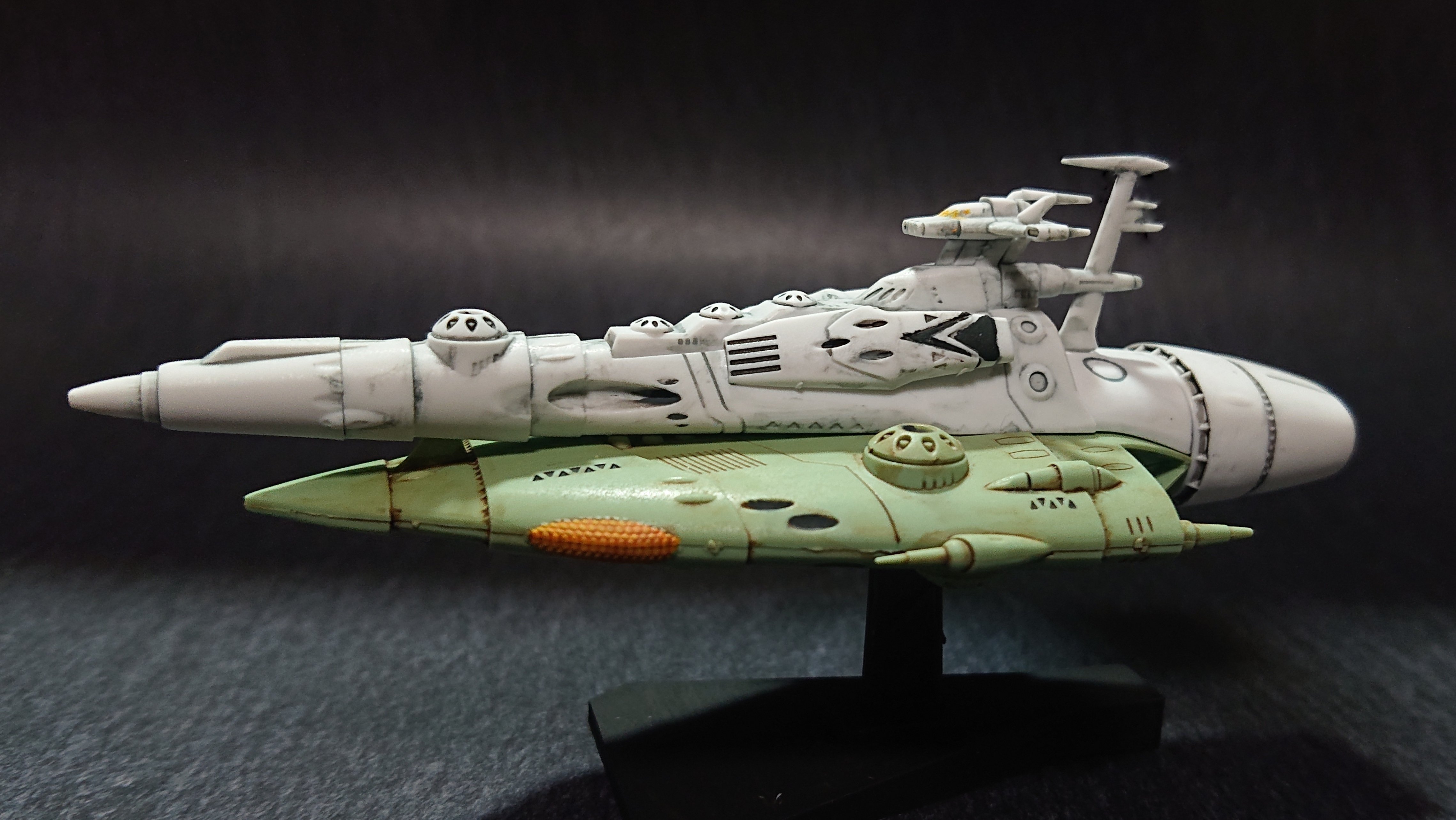 宇宙戦艦を雑に作ってみた｜メニホビ