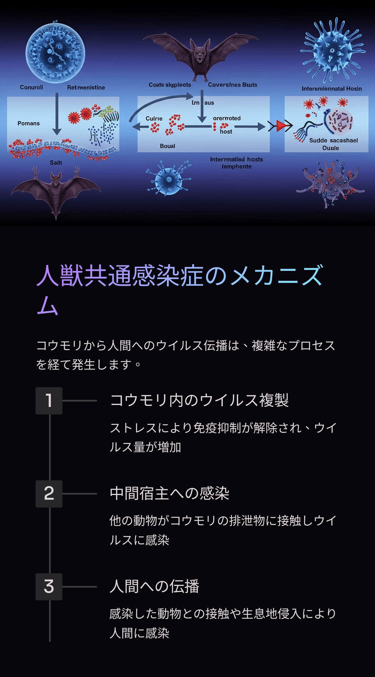 なぜコウモリがウイルスの“隠れ家”に？新興感染症と私たちの未来への