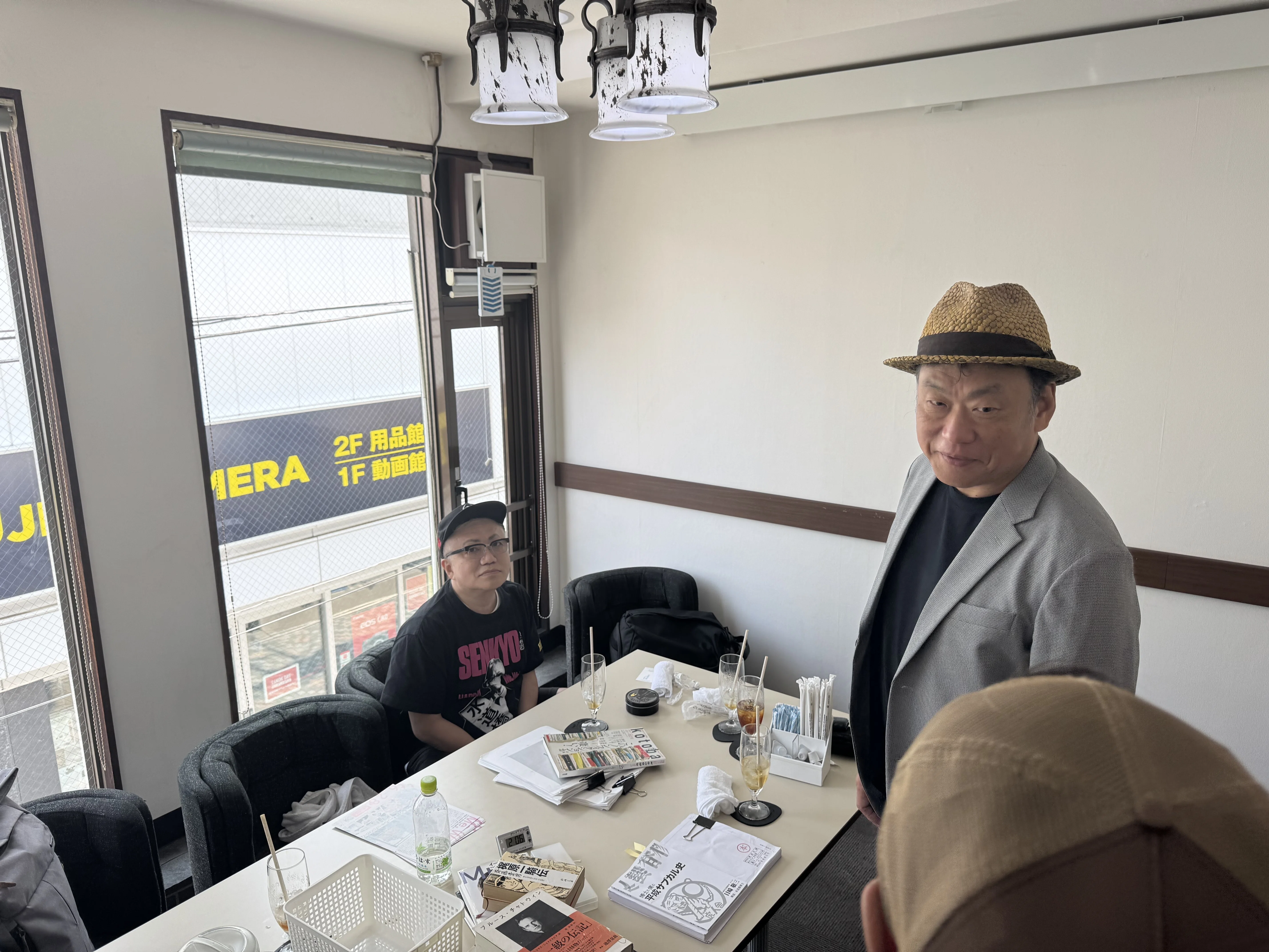 博士日記】25年7月9日（木曜）中野で田崎健太さんと対談。半蔵門で