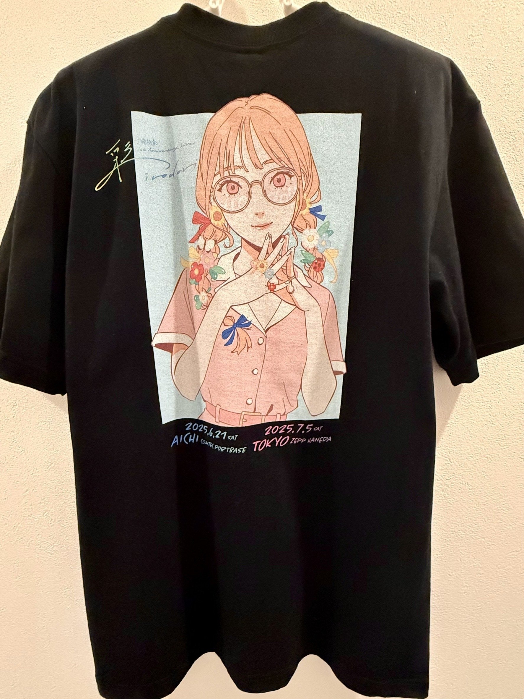 大橋彩香 OVERSTEP 限定Tシャツ 大橋彩香さん 10th Anniversary Live「彩-irodori-」東京公演