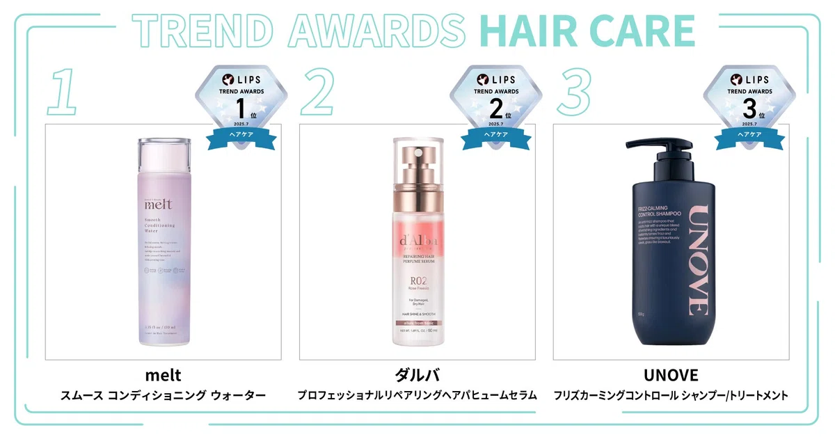 LIPS月間トレンド賞】うねり特化のヘアケア商品が続々と登場！下半期