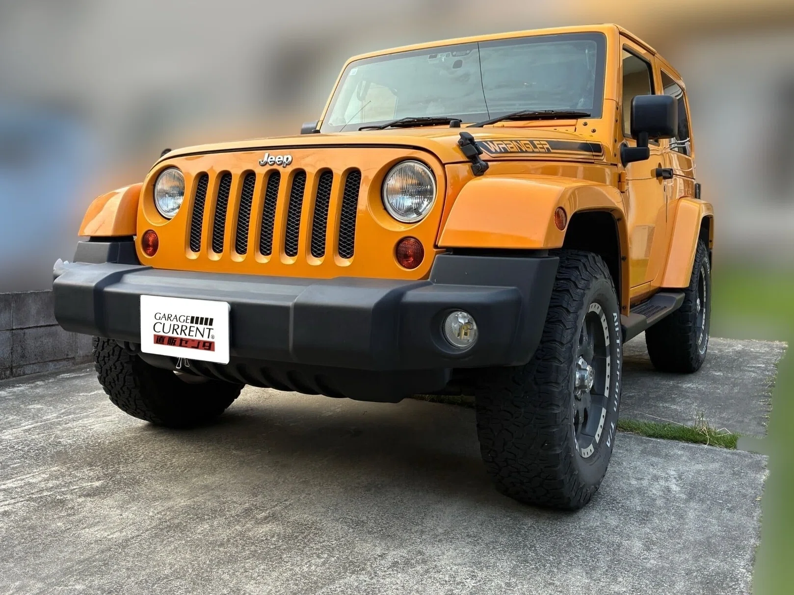 Jeep JK ラングラーフロントグリル オレンジ 【公式通販】