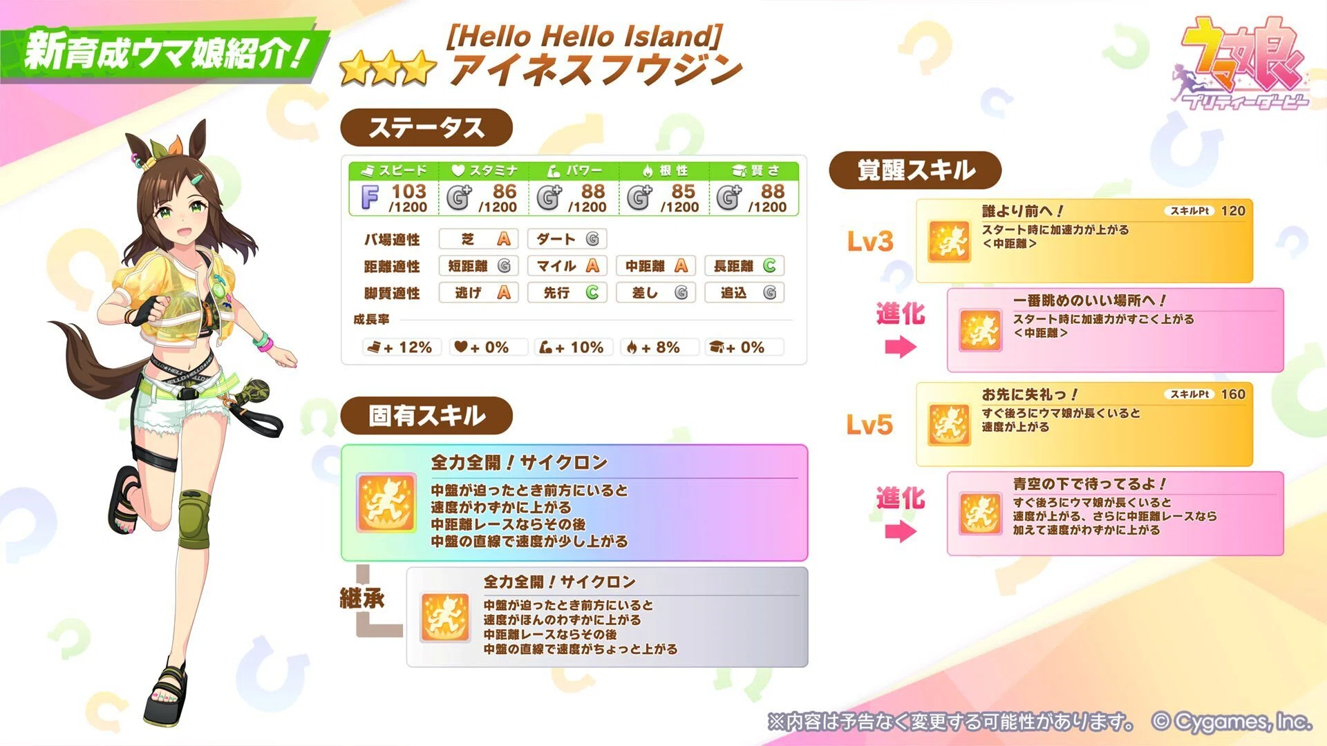 ウマ娘】新衣装アイネスフウジン＆SSRメジロライアンは引くべき？最新
