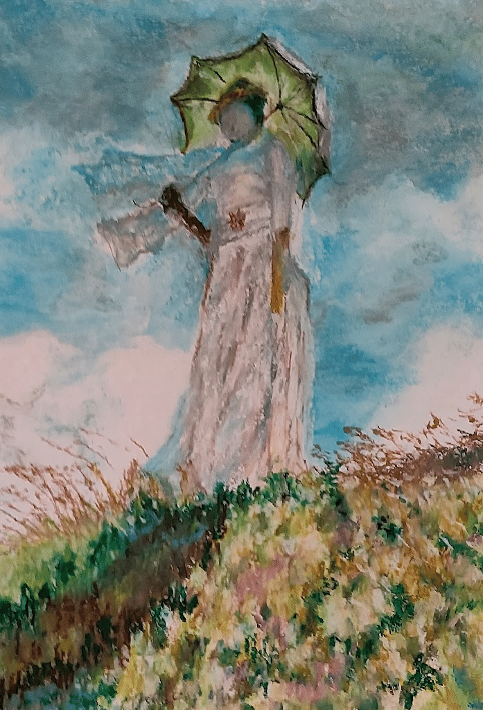 絵画ミニミニミステリー 第118回「クロード・モネ『パラソルを差す