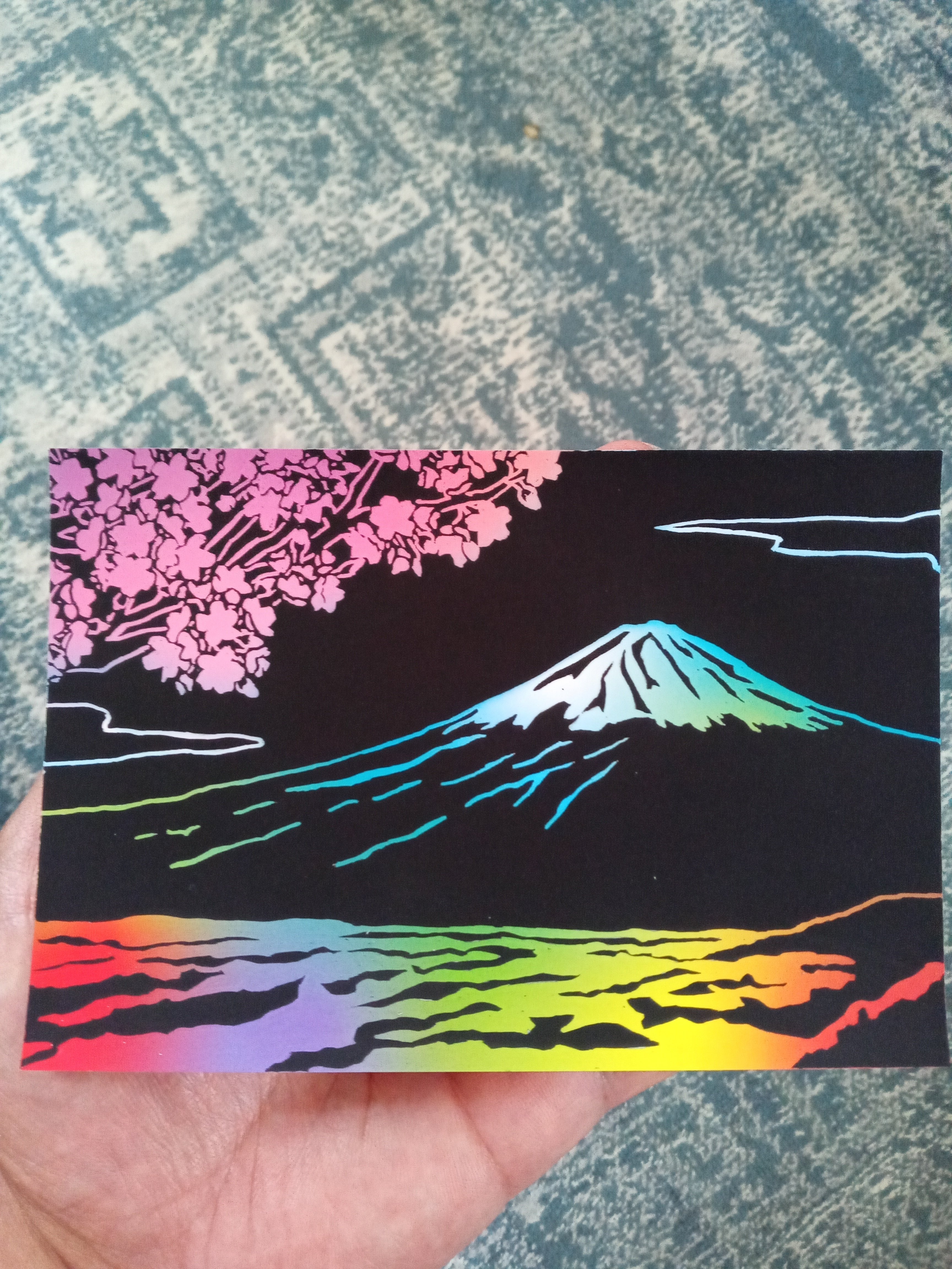 富士山と桜｜Hourglass