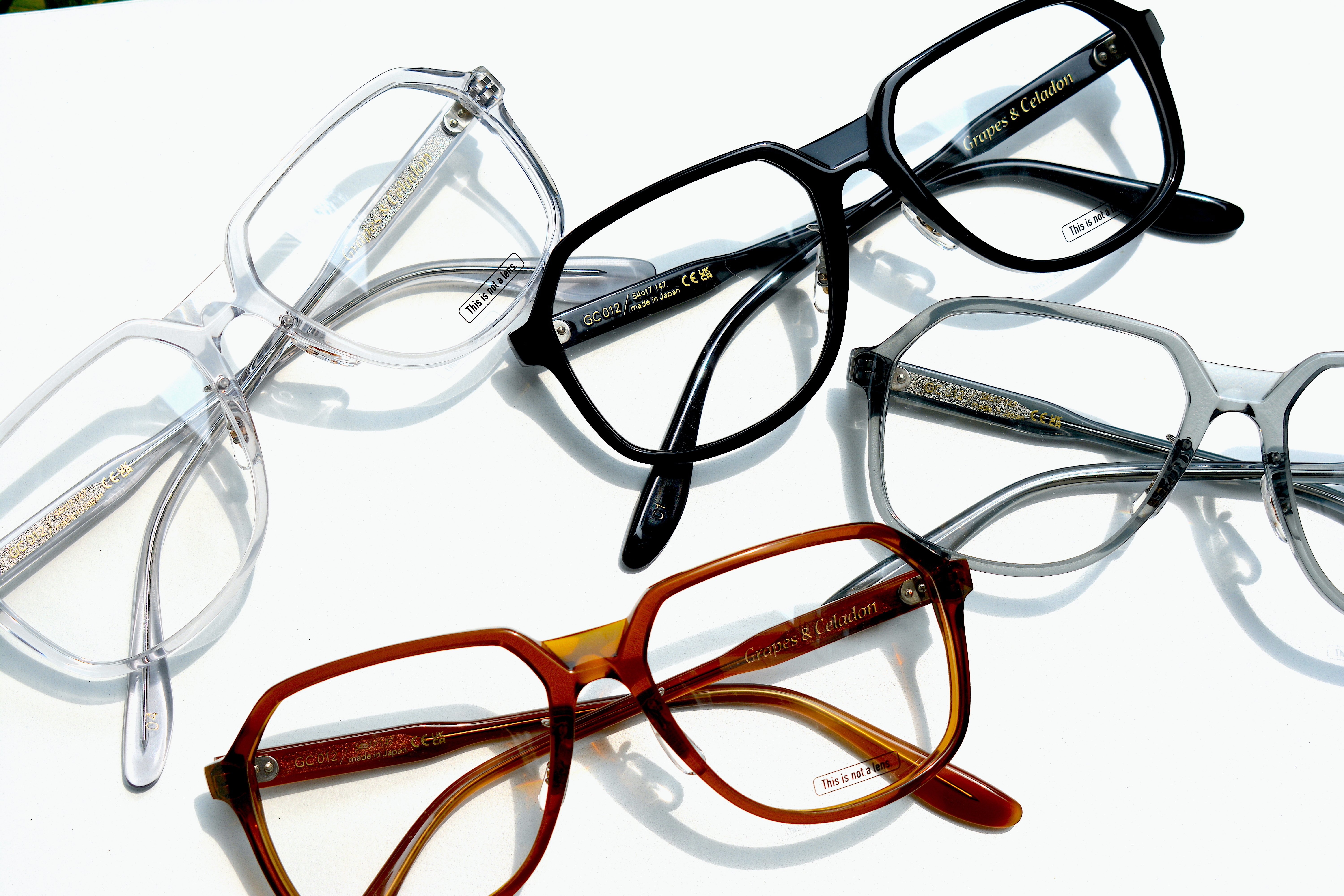 Grapes&Celadon 別注モデル グレーフラットレンズ Grapes&Celadon 別注モデル グレーフラットレンズ
