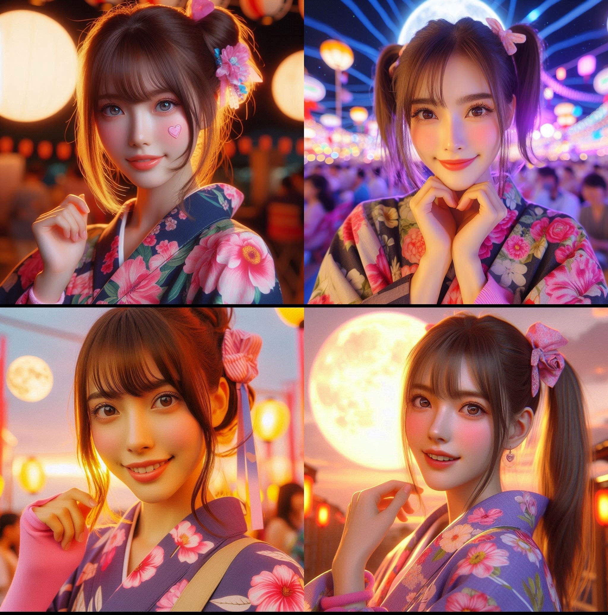 【shiori】絵　写真プリント　フチ無し　1:1　アート　Midjourney shiori】絵写真プリントフチ無し1:1アートMidjourney