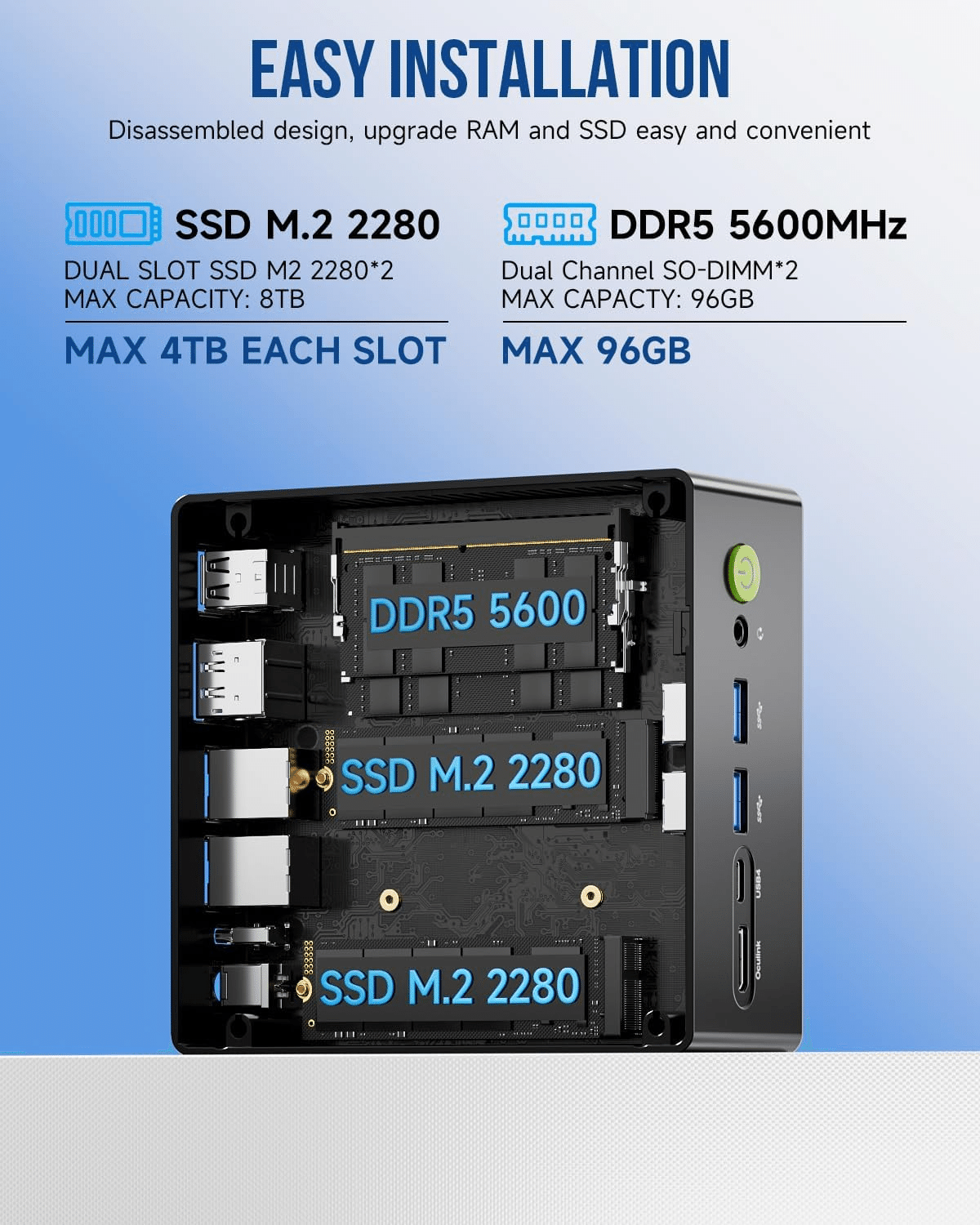 GMKtec NucBox K8 Plus Ryzen7 8845HS ミニPC｜GetGadgetGot