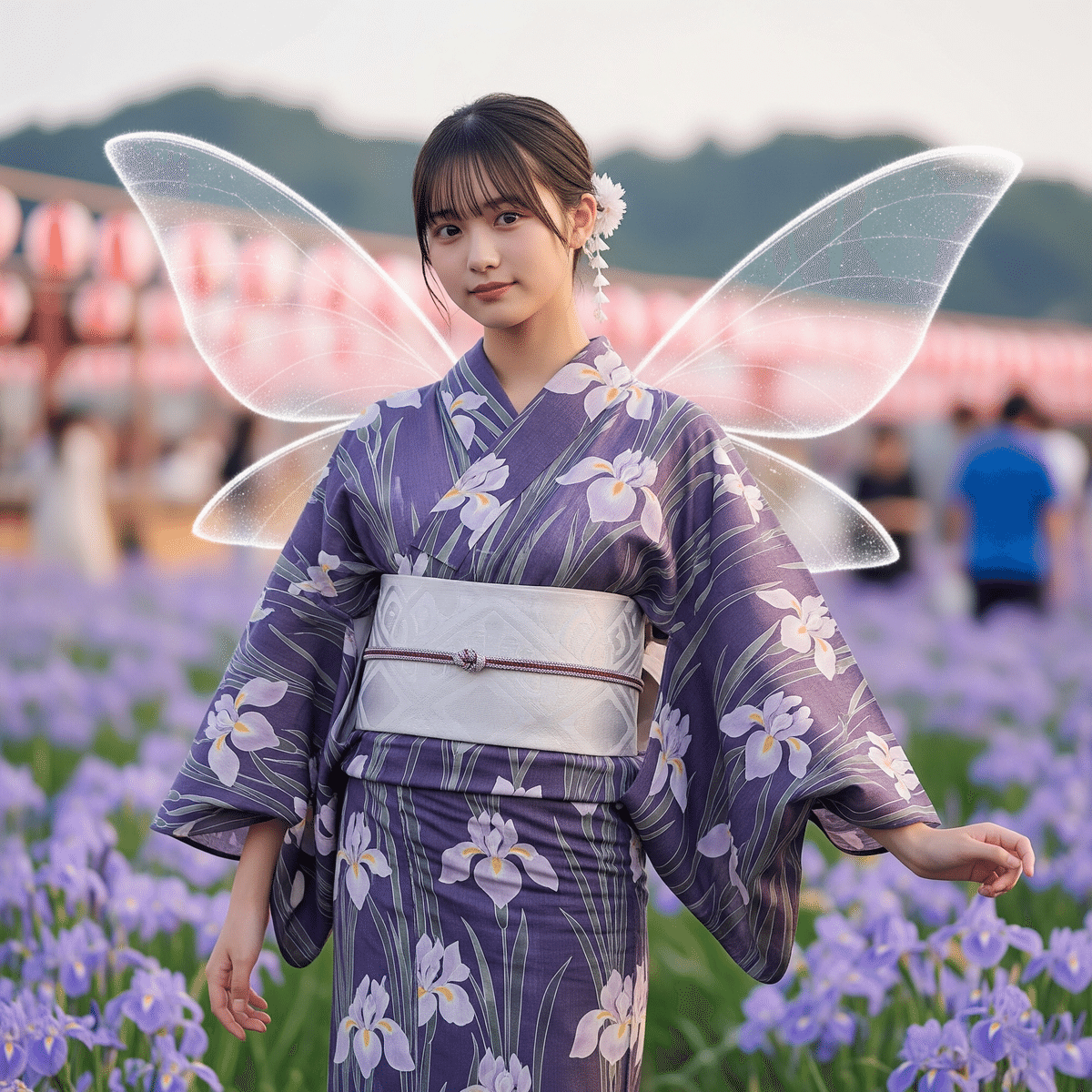 23:30終★特価★←元12,000設定【夏日記】文鳥デザインゆかた〈プレタ浴衣 楽天市場】浴衣 レディース 女性用 夏日記 NATSUNIKKI 白