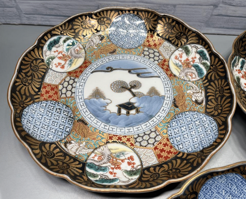 古伊万里①　皿 うつわ(25) ｜手持ちの古伊万里①｜5～7寸皿｜ゆんたく