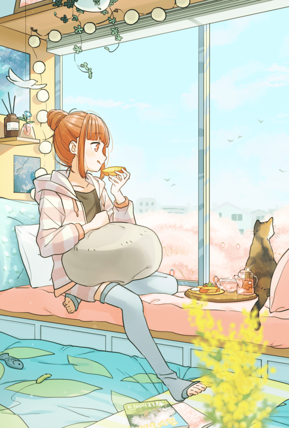 イラスト解説】桜が咲く季節、ほんの少し桜の香りとストーリーの広がり