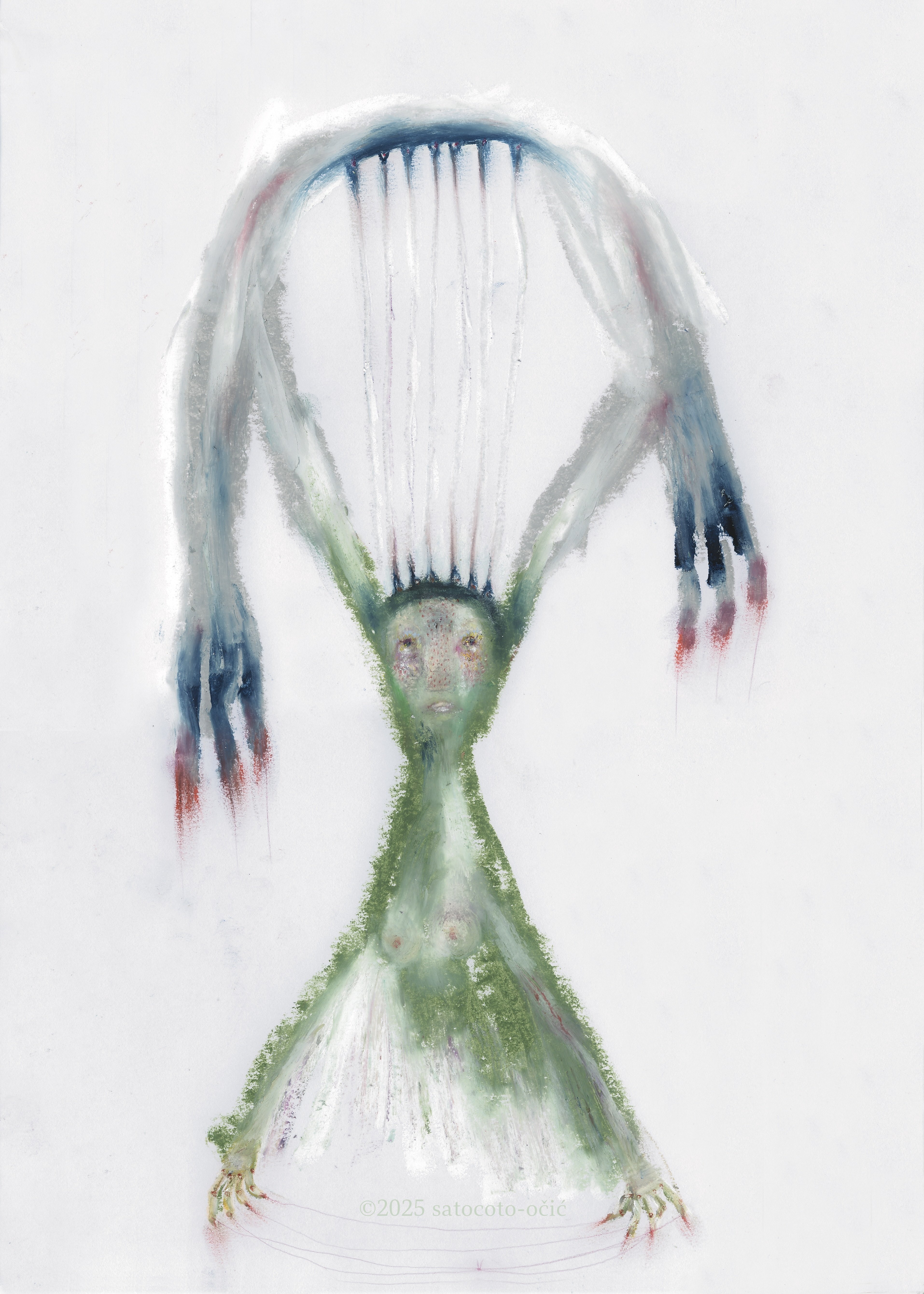 【真作】絵画　森尚子　水彩（色紙）　レモン色のつつじ　共シール　逸品　S79 真作】絵画 森尚子 水彩（色紙） レモン色のつつじ 共シール