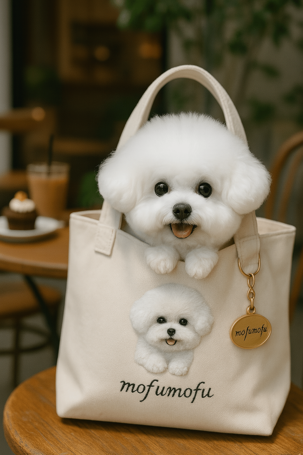 専用ご案内中うちの子トートバッグ中♡プードル ネーム入り 🧸うちの子トートバッグ👜✨刺繍デザイン&ネーム入り∣世界で一