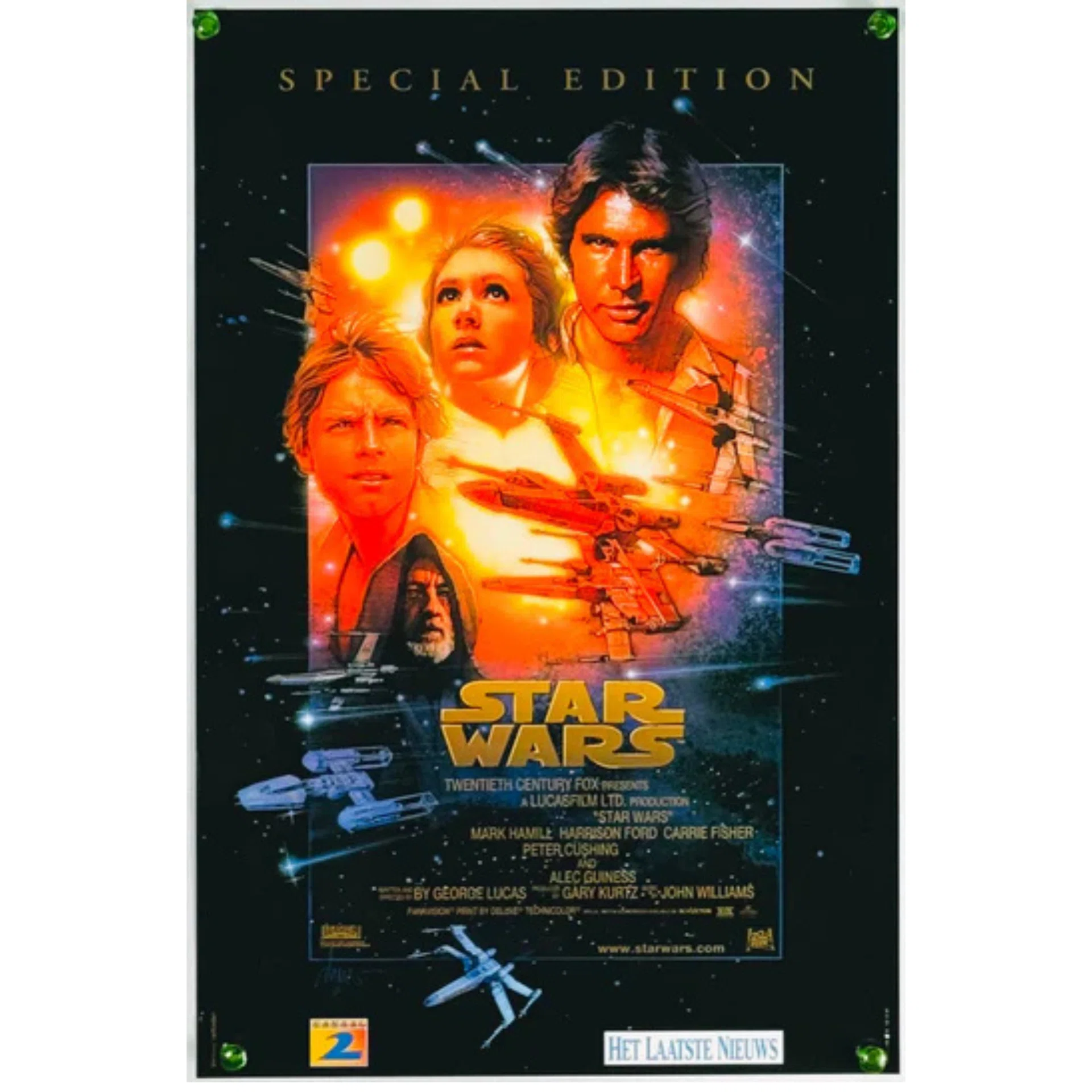 1977 スターウォーズ ドイツ版 ビンテージ ポスター 当時物