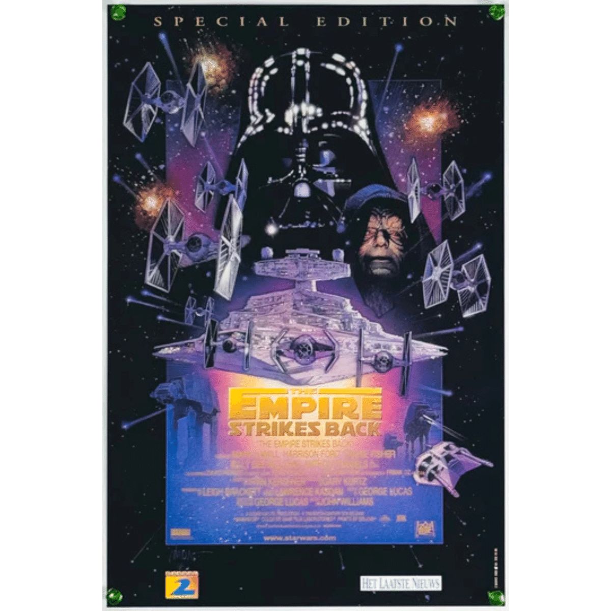 スターウォーズ・全8作品オリジナルポスター フォースを感じる！映画史を彩るスターウォーズ【海外版