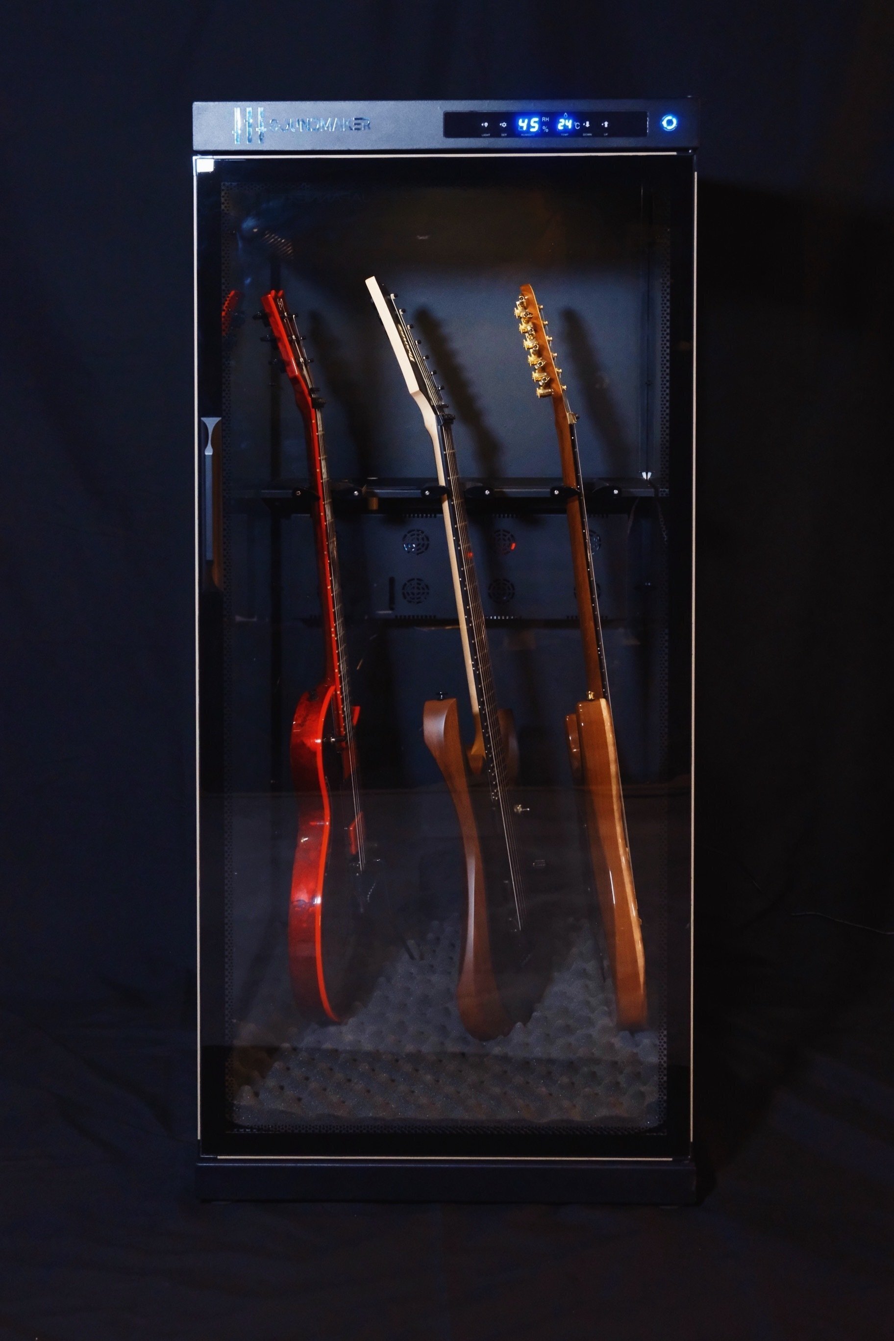 HAIDA ギター　長期保管品 Soundmaker ギター保管庫 キャビネット MMF-1 /2 一本入/三本入