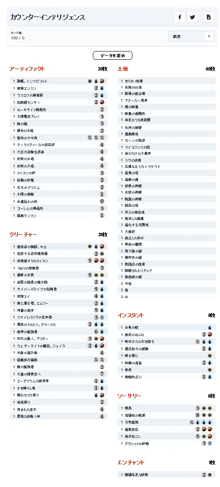 MTG 久遠の終端 カウンターインテリジェンス 公式TOPのスーパー