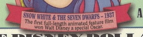 初めてのDダラー】ディズニー生誕100周年🎉2002年版白雪姫&ティンカー