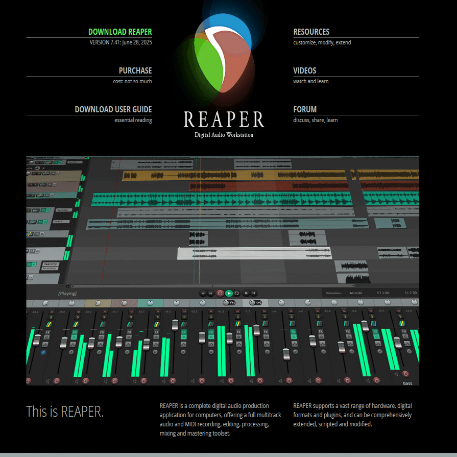 Reaperの導入からボーカルミックスの書き出しまで｜侑凪継