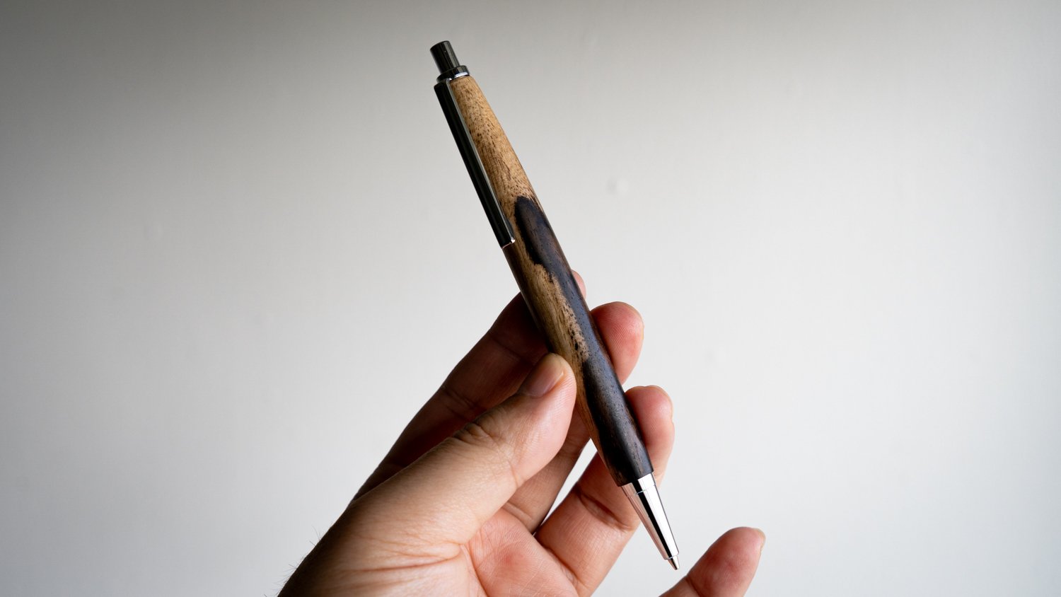 欅年輪多め 軸太め シャープペンシル0.5mm あけぼの工房 欅の