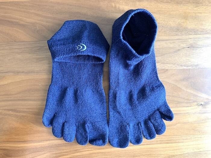 C3fitのペーパーファイバー5フィンガーソックスをレビュー！靴の中