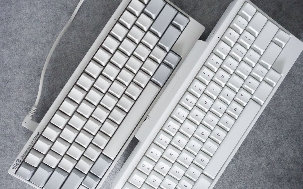 HHKB Classic 白モデル購入！以前買ったType-S 雪モデルと比較してみた