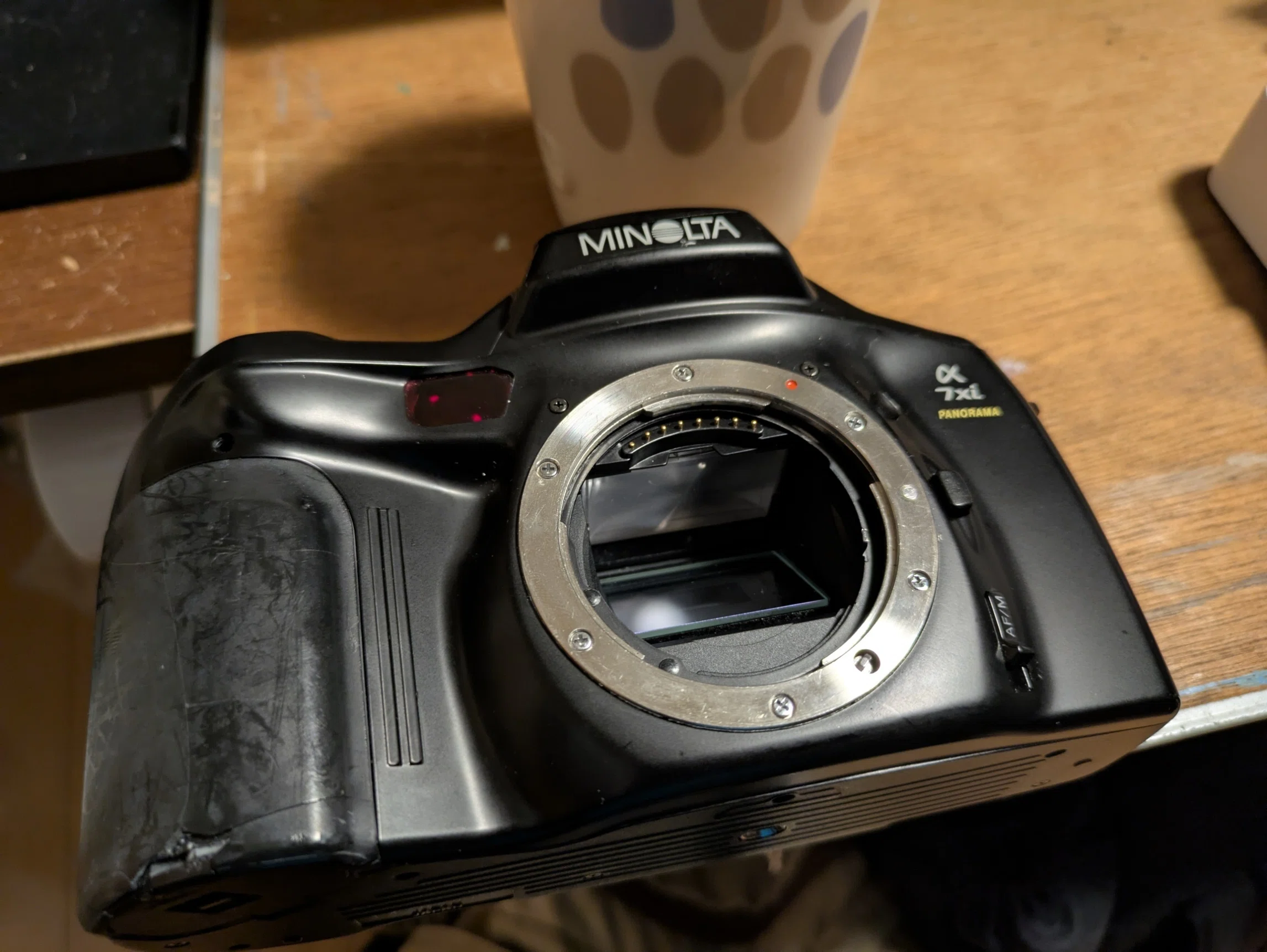 修理失敗？ minolta α7xi panorama｜mashiroa 真城亜