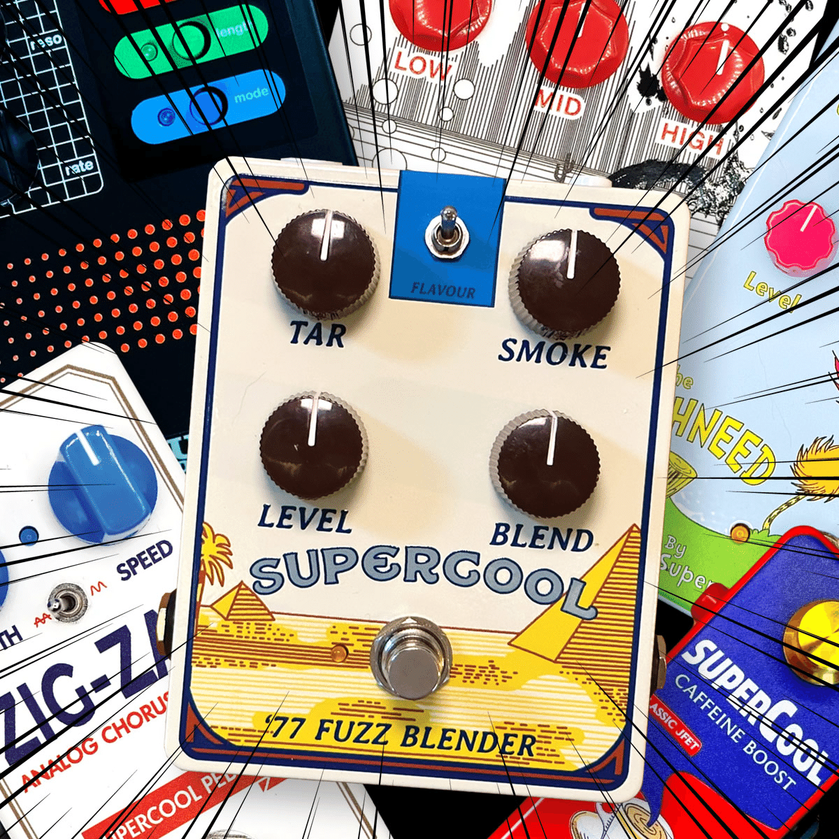 カナダ発の大注目エフェクターブランド「Supercool Pedals