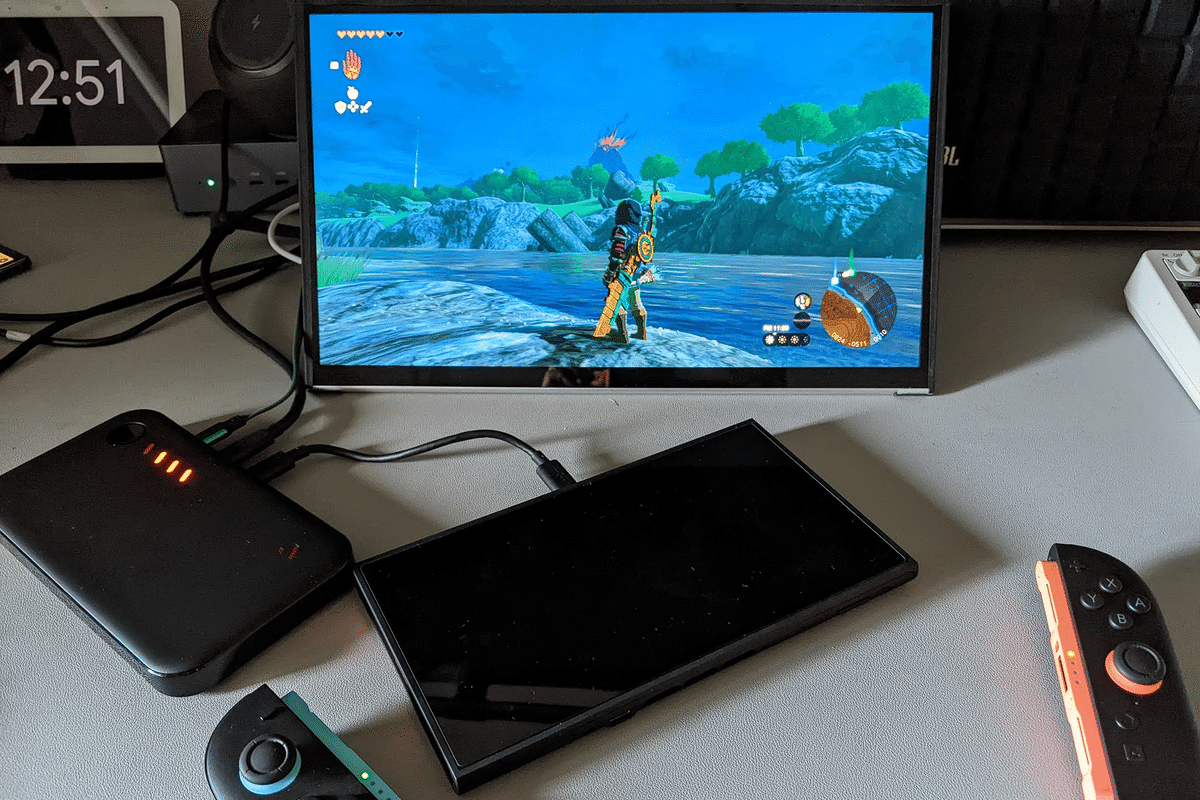 Switch2をモバイルモニタで使いたいだけのために、VITURE Pro