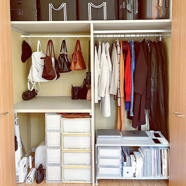 訳ありワードローブ クローゼット 幅90cm 服吊 ブレザー 洋服掛け 衣類