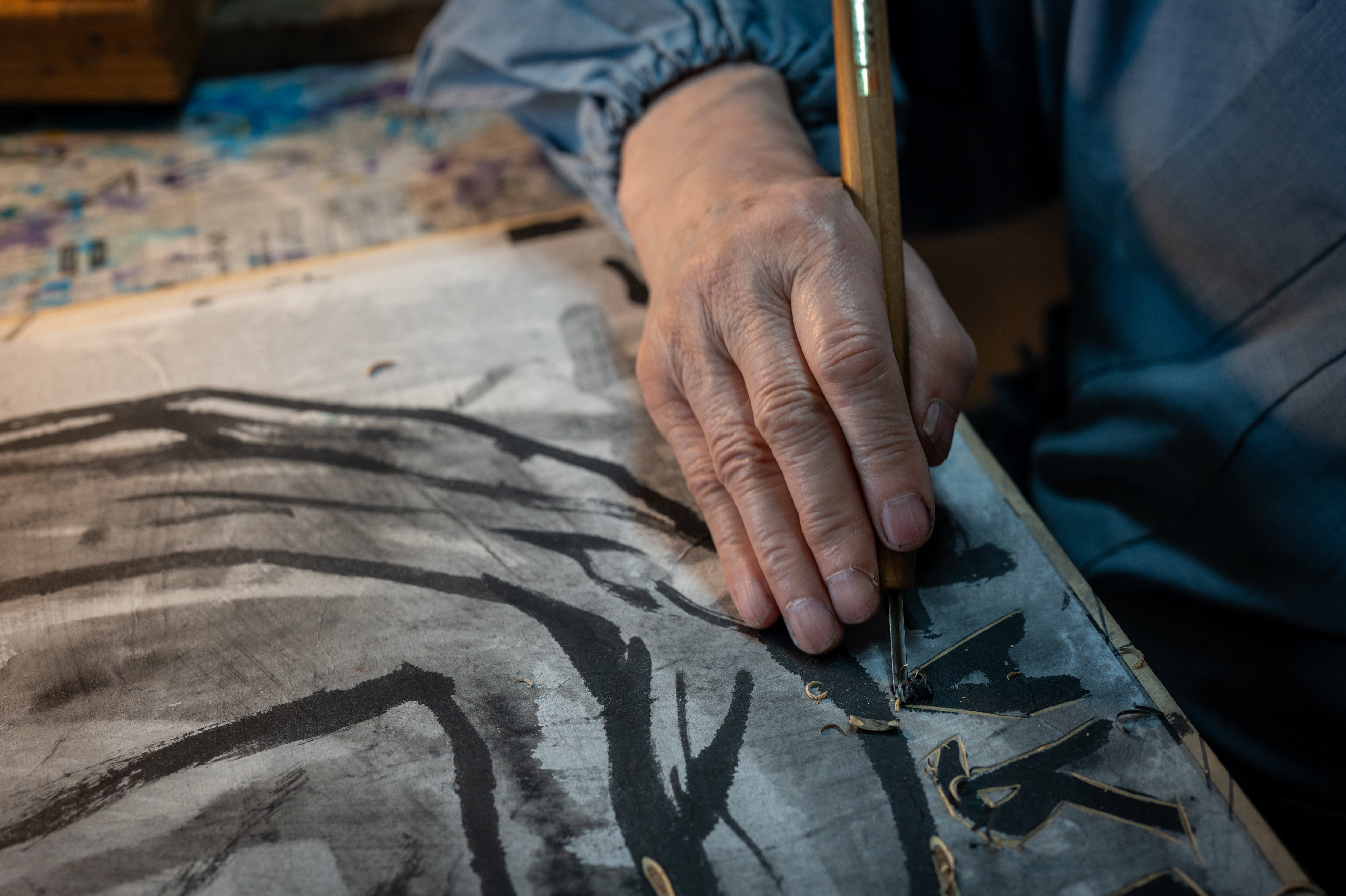 岡山県真庭市の板画家。｜山崎亮