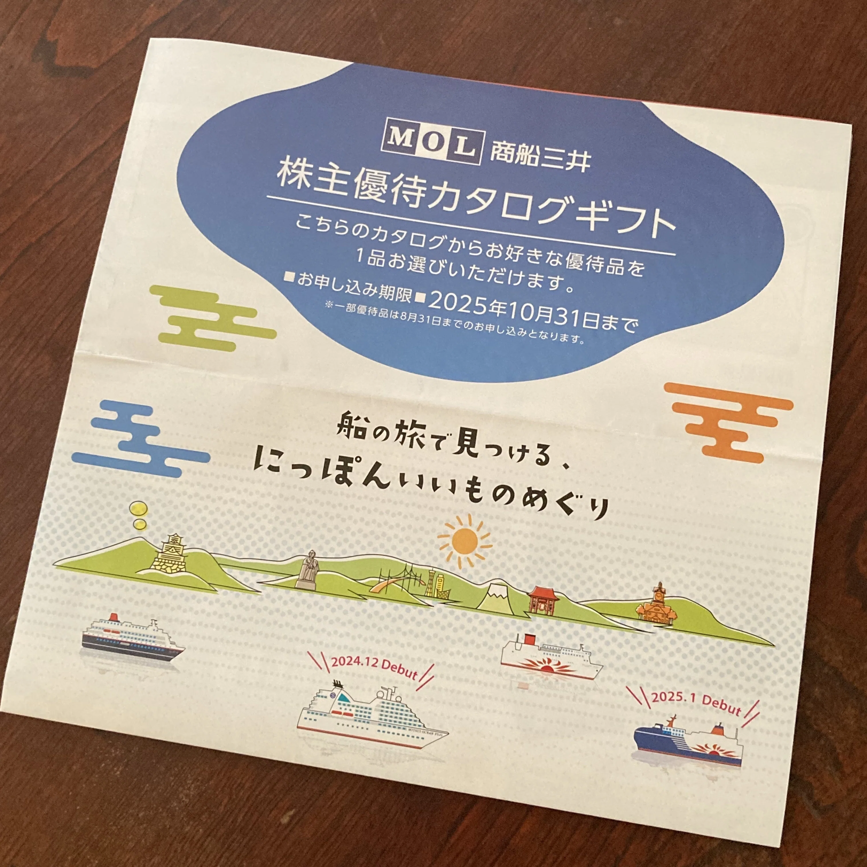 9104 商船三井さんからの株主優待（カタログギフトより鰻）｜anaguma