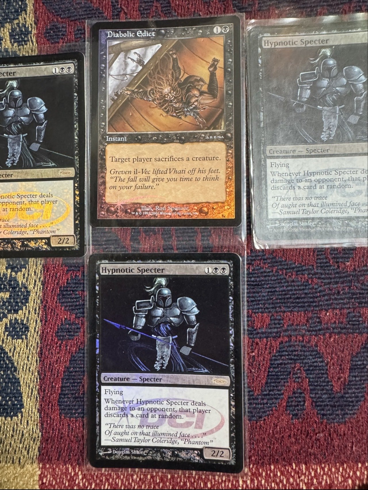 捨てずに取って置いたMTGの一部など懐かしのカード沢山あるよ