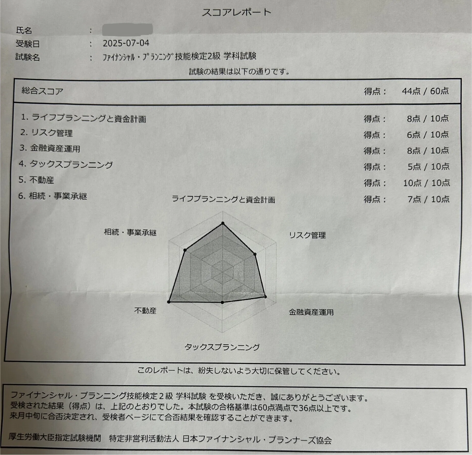 資格の合格体験記】FP2級の合格報告｜mariさん｜社会人勉強
