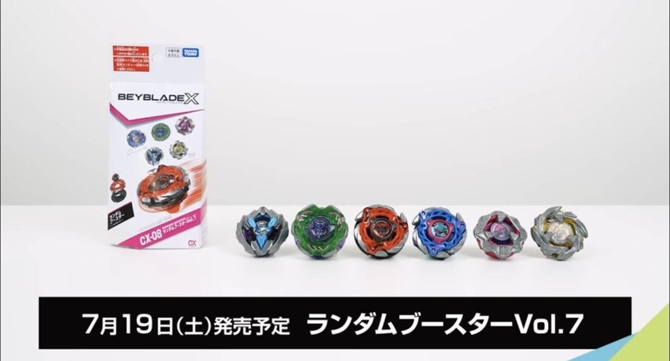 BEYBLADEX ベイブレードX:CX-08ランダムブースターVol.7開発