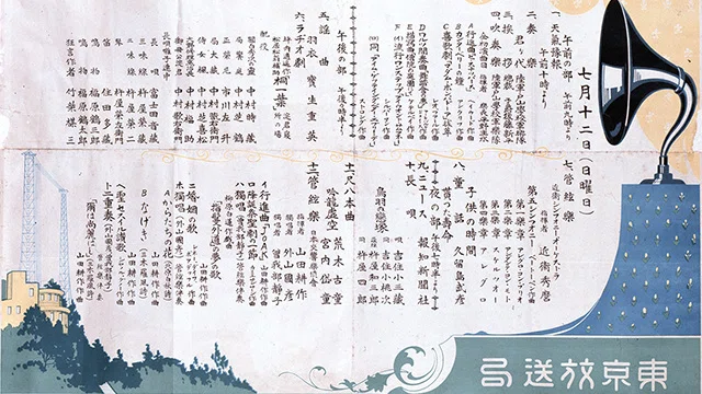 ラジオ放送は、天気予報から始まった」――1925年7月12日、東京放送局