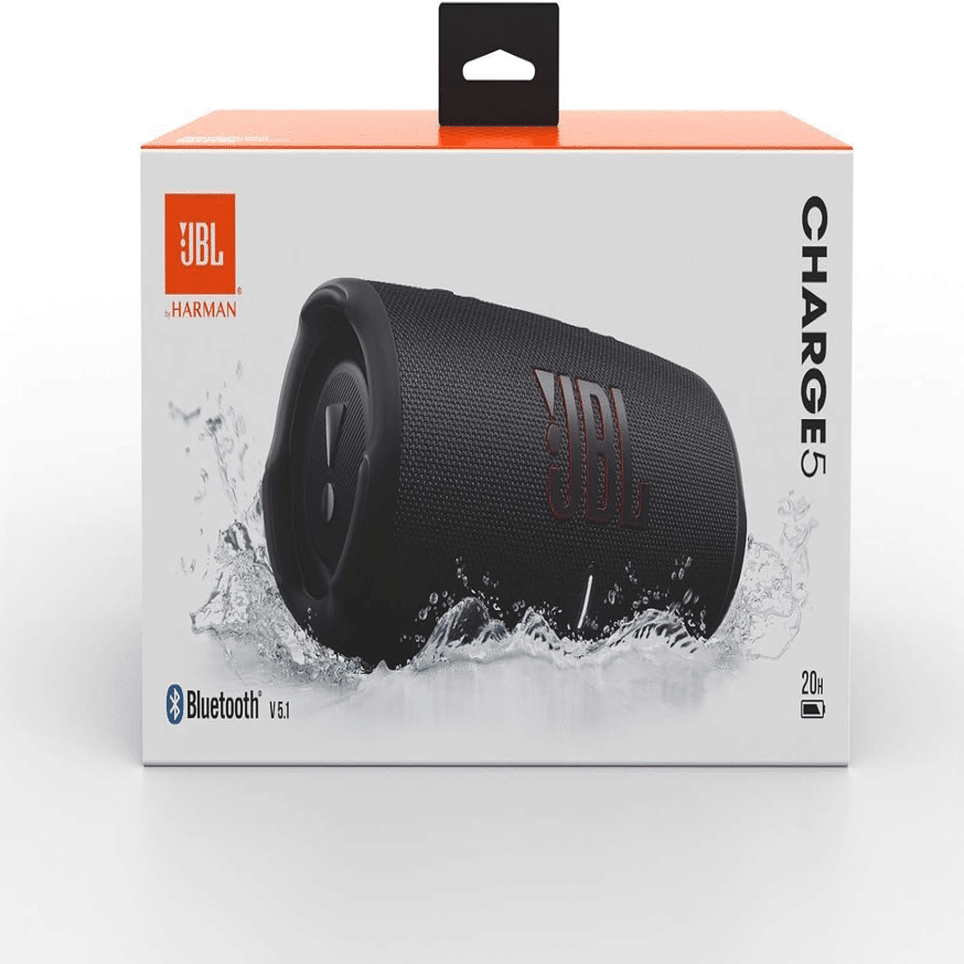 JBL CHARGE5 ブラック 防水ポータブルスピーカー｜GetGadgetGot