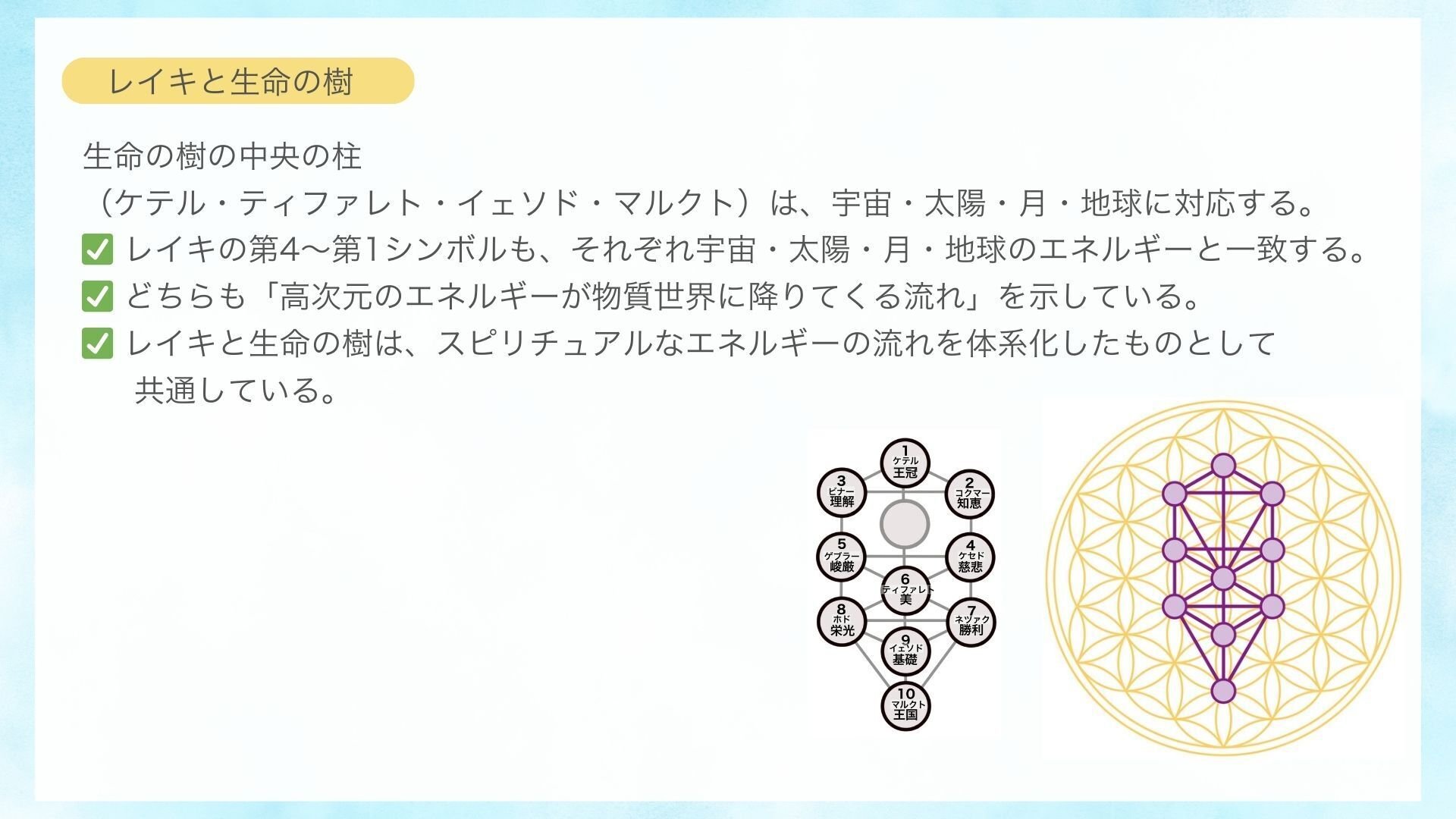 レイキ実践者のための「生命の樹」入門｜やさきやすよ